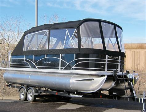 pontoon boat enclosures clear